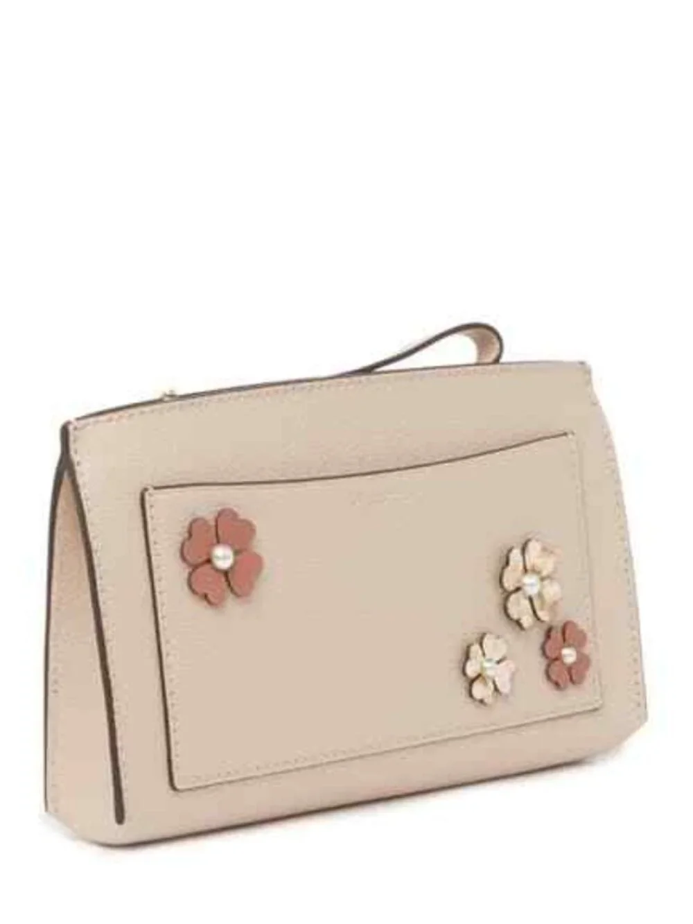 Kate Spade Riverside Street Emmie Leather Wristlet Warm Beige $199